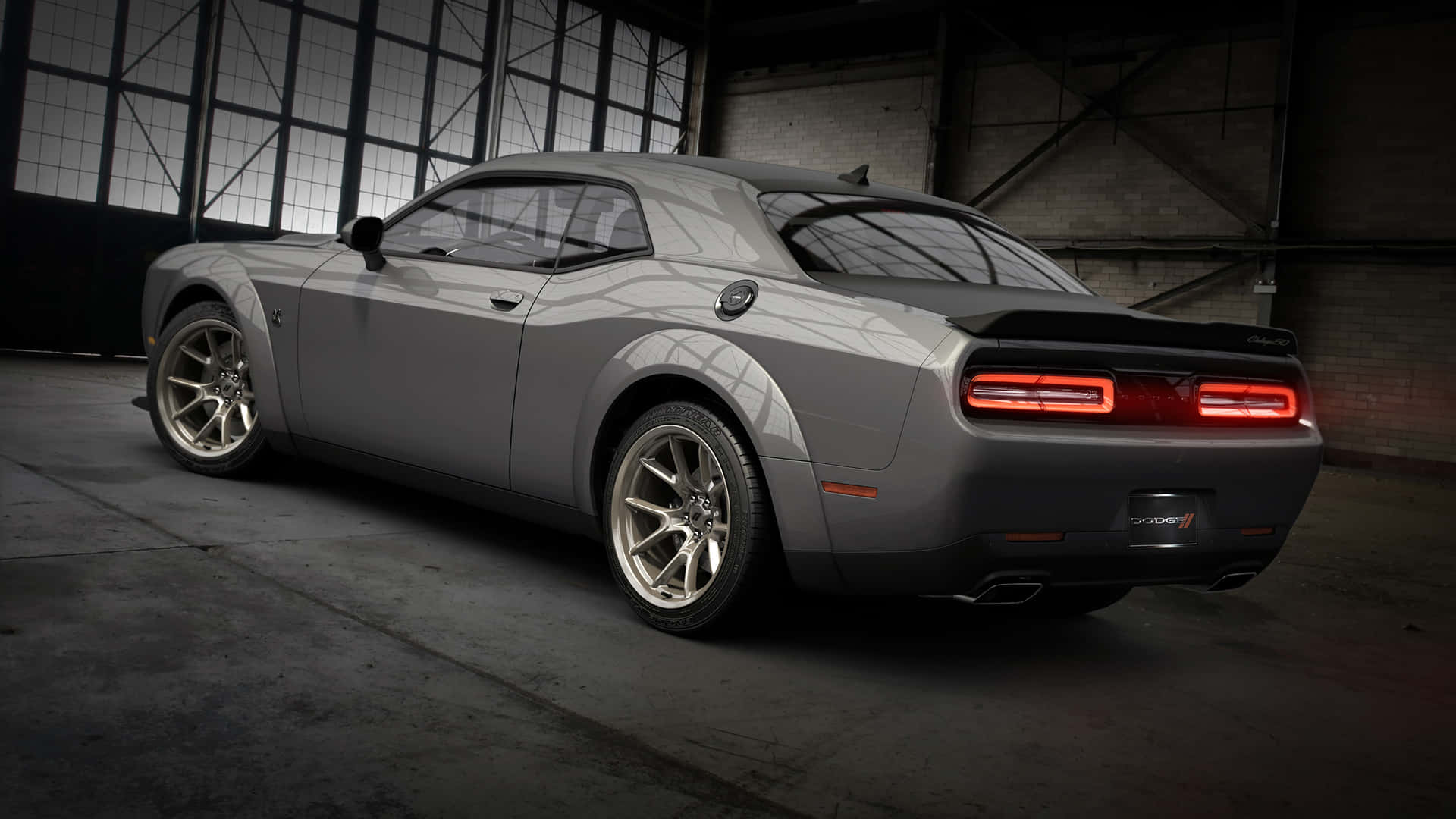 "Intimidating Muscle Power: the Dodge Scat Pack" Wallpaper