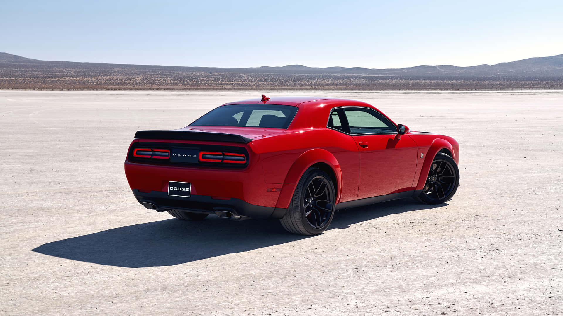 Unleash the raw power of the Dodge Scat Pack Wallpaper