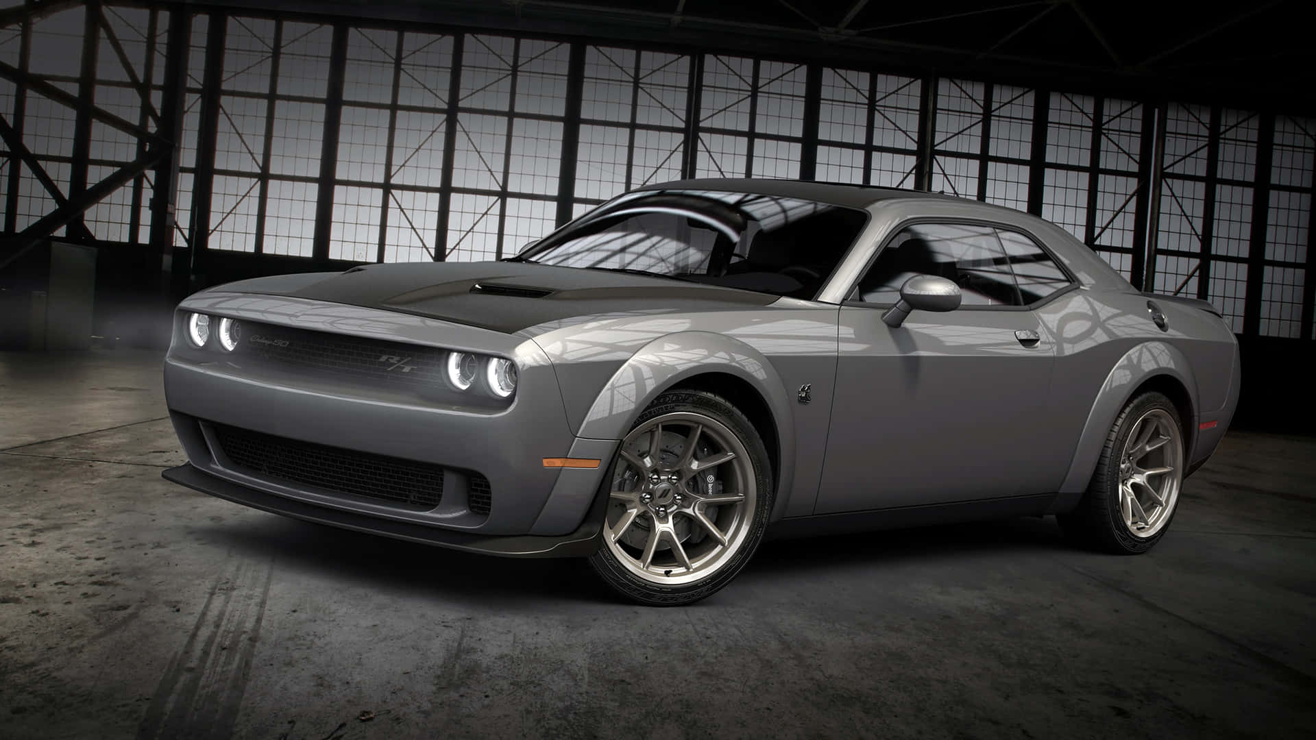 Get ready to experience a powerful thrill ride with the Dodge Scat Pack Wallpaper