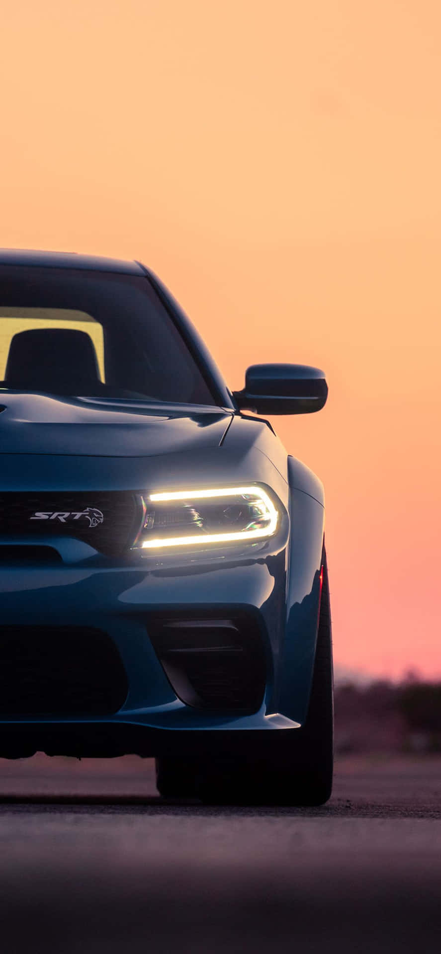 Experience the raw power of Dodge's Scat Pack Wallpaper