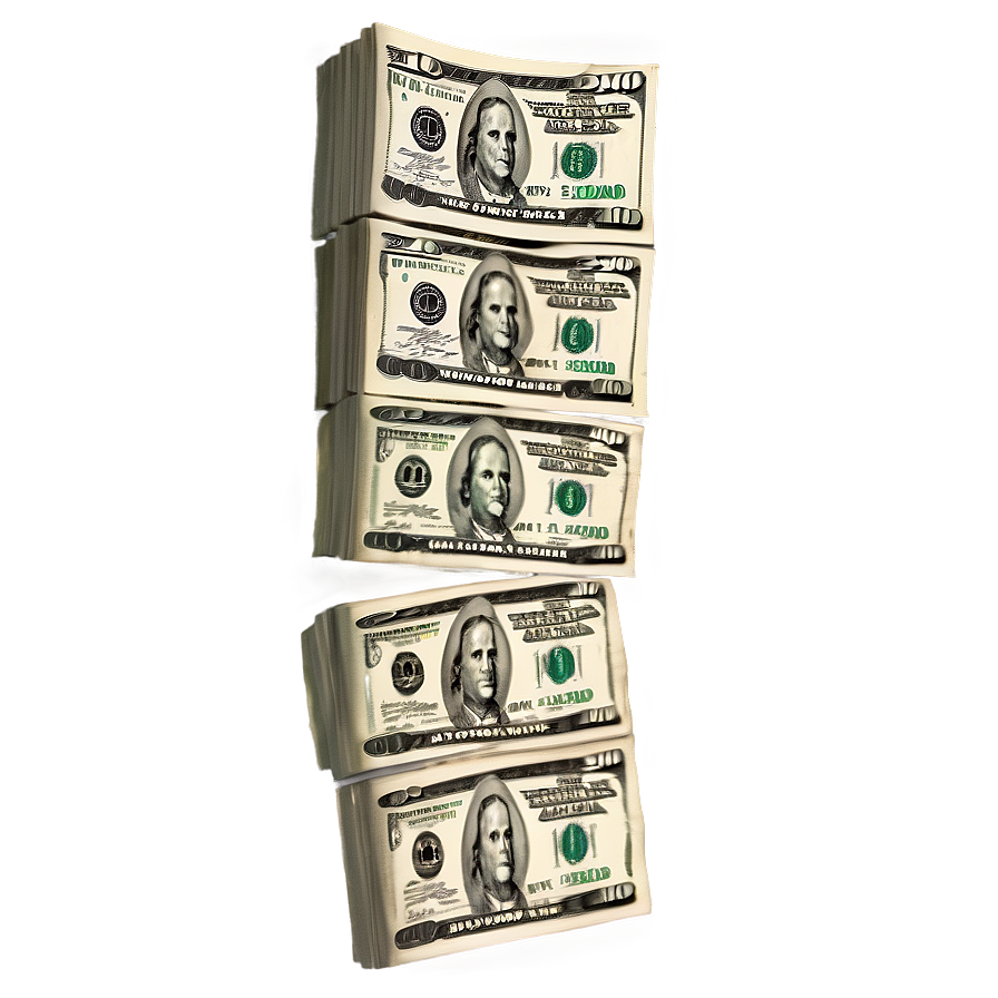 Scattered Dollar Bills Png Nul15 PNG