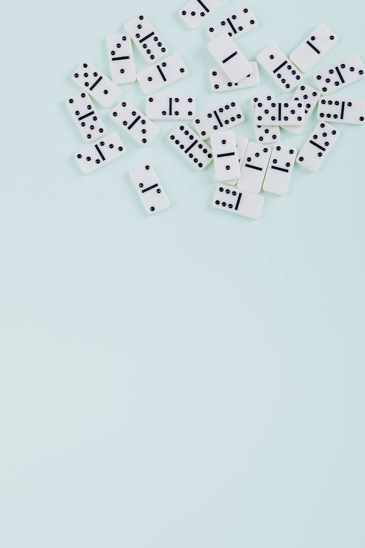 Scattered Dominos Wallpaper