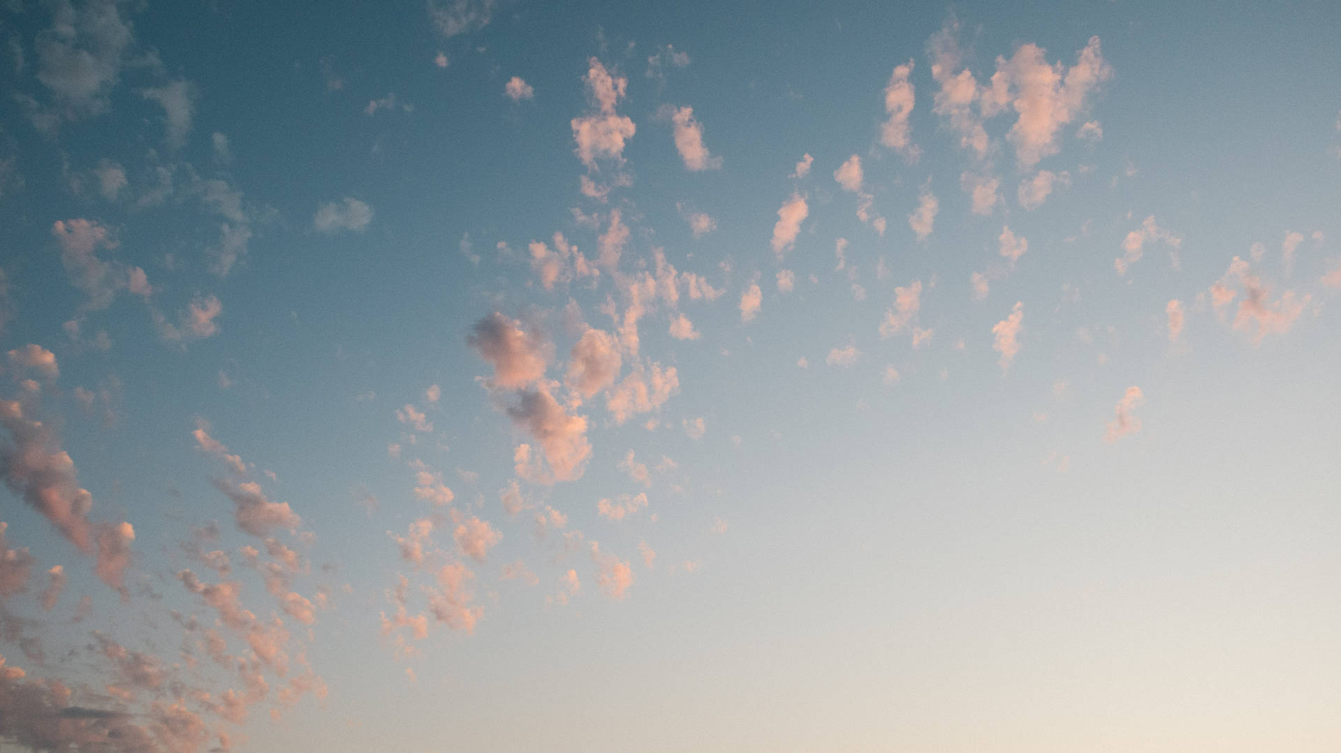 Scattered Pink Cloud Aesthetic Wallpaper