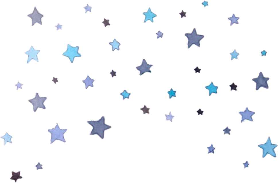 Scattered Stars Pattern PNG