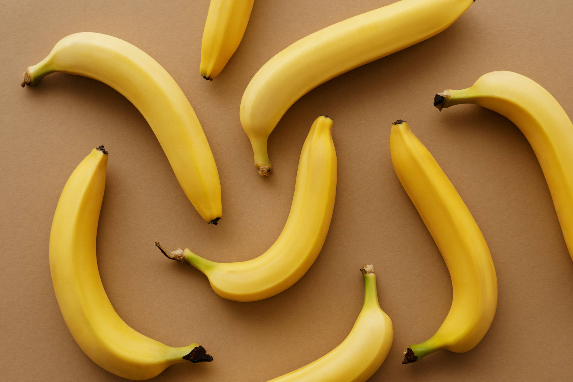 Vibrant Yellow Bananas in Disarray Wallpaper