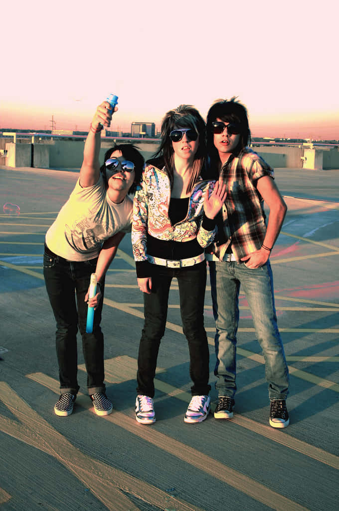 Scene Kids_ Hanging Out_ On Rooftop.jpg Wallpaper