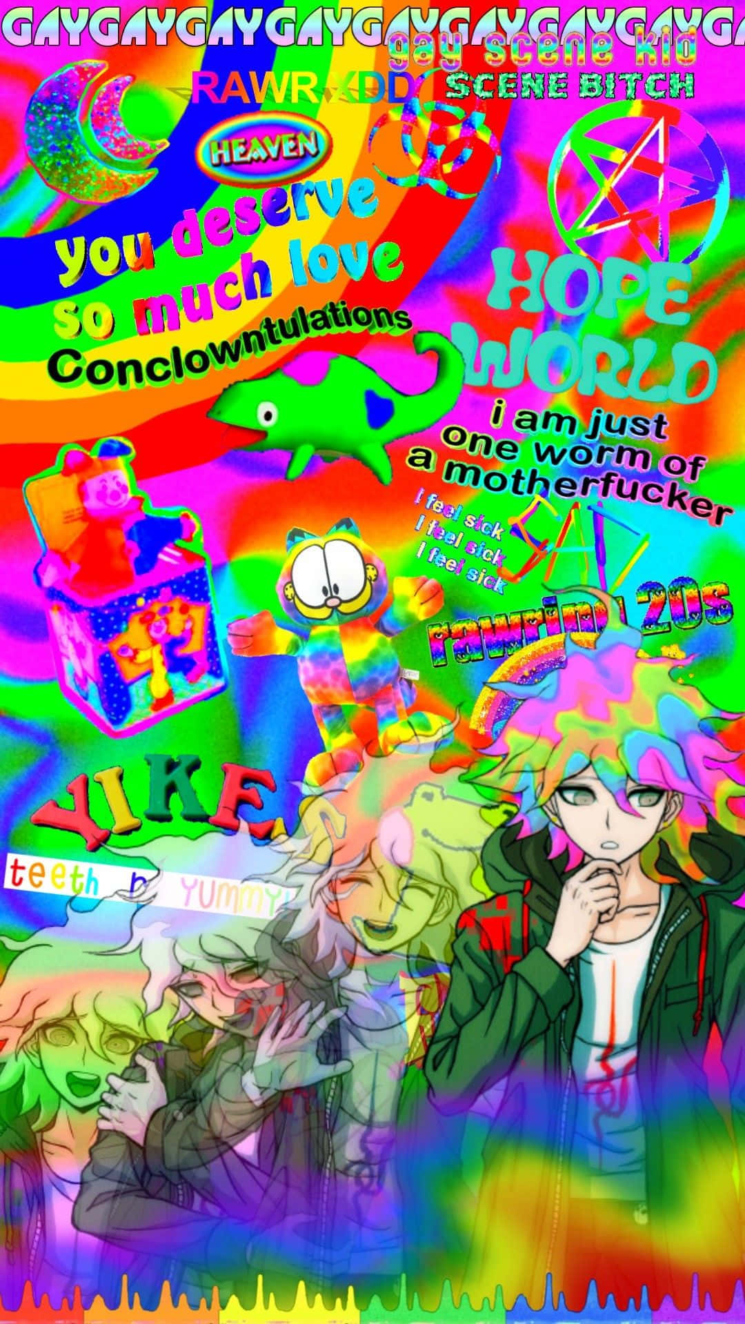 Scenecoredanganronpa Anime: Szene-kern Danganronpa Anime Wallpaper
