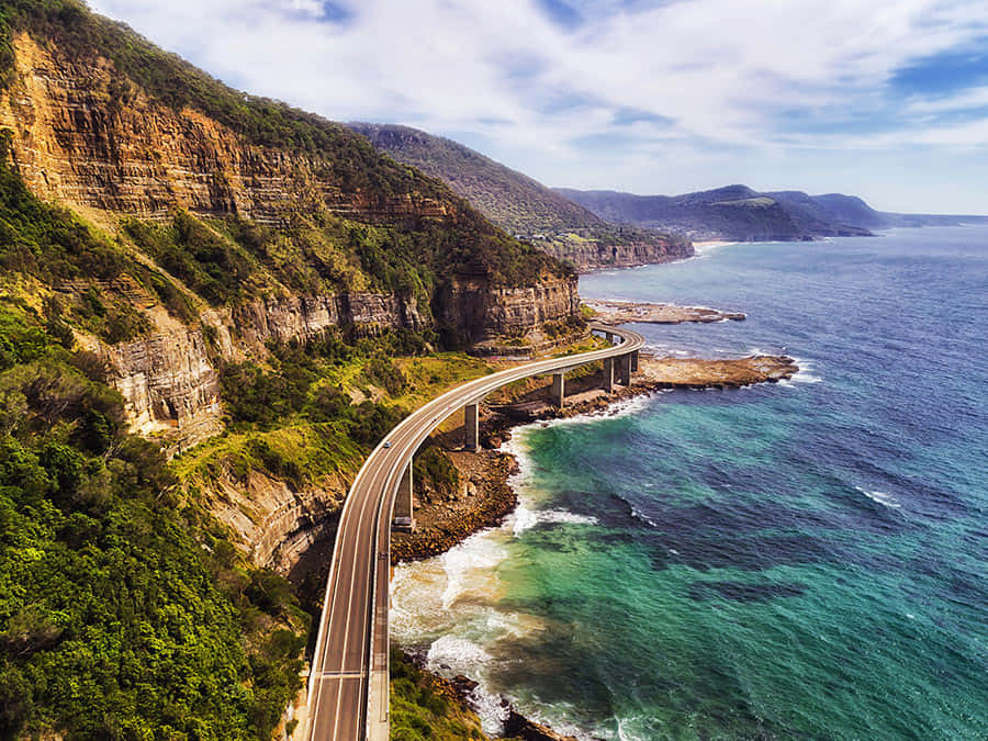 "scenic Beauty Of Wollongong"- A Coastal Paradise. Wallpaper