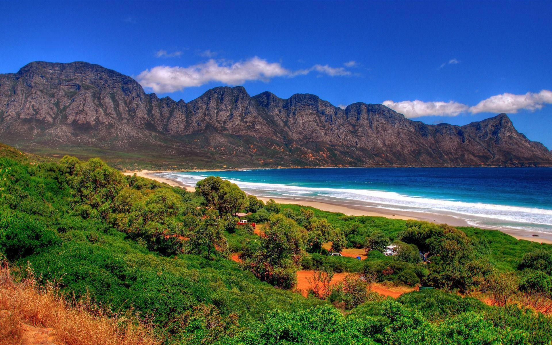 Scenic Ocean View In South Africa Wallpaper