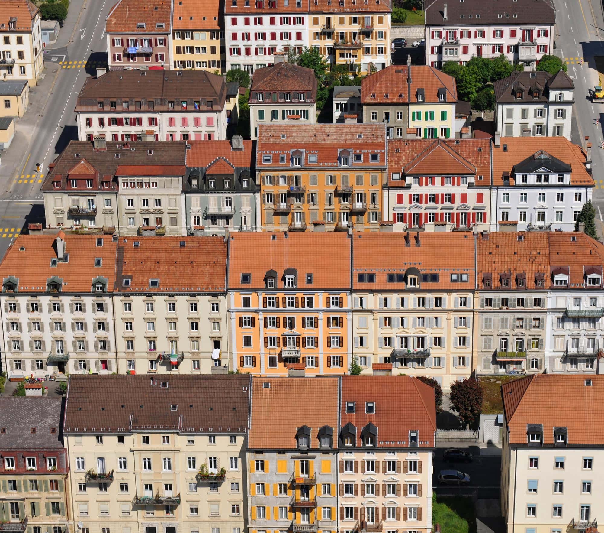 Scenic Panorama Of La Chaux De Fonds Wallpaper