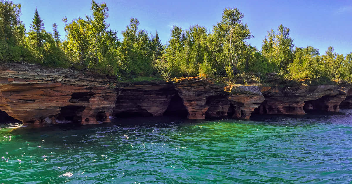 Scenic View Of Devil's Island, French Guiana Wallpaper