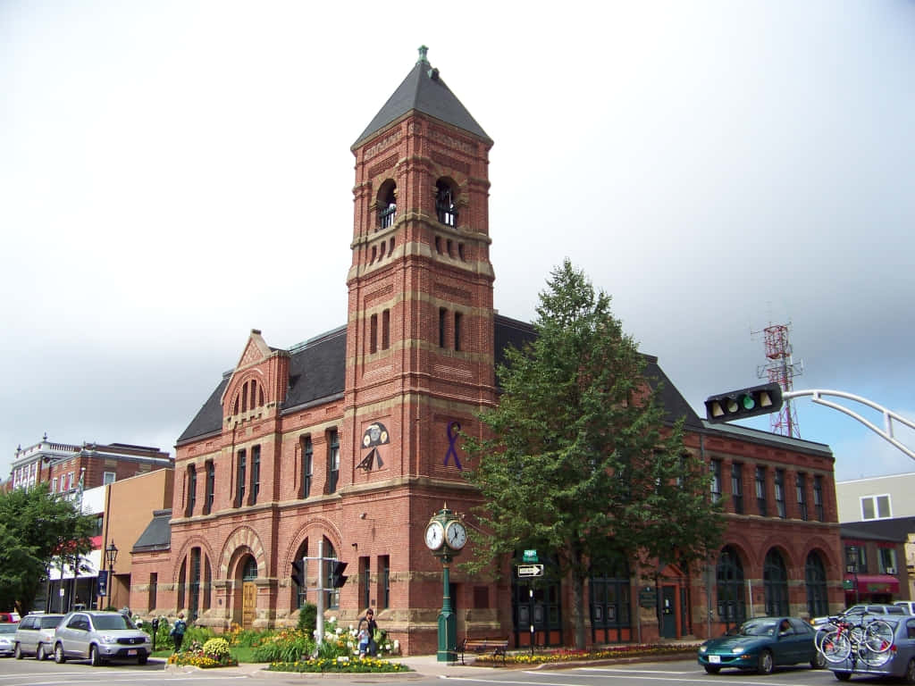 Vue Pittoresque Du Centre-ville De Charlottetown, Île-du-prince-édouard Fond d'écran