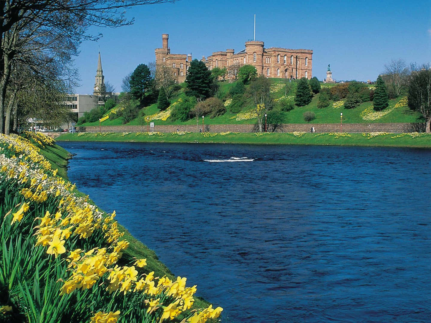 Scenic View Of Inverness, United Kingdom Wallpaper