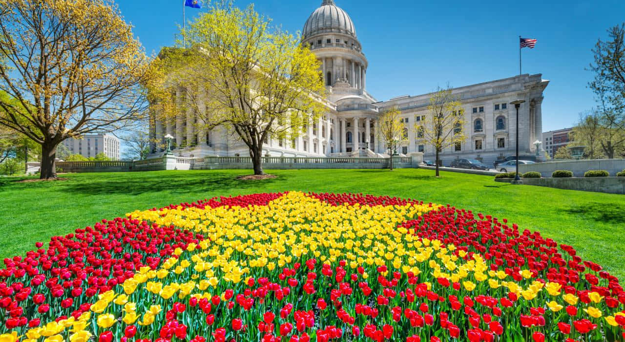 Scenic View Of Madison, Wisconsin Wallpaper