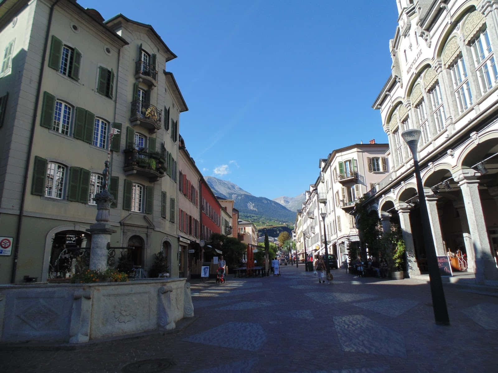 Download Scenic View Of Sion, Switzerland Wallpaper | Wallpapers.com