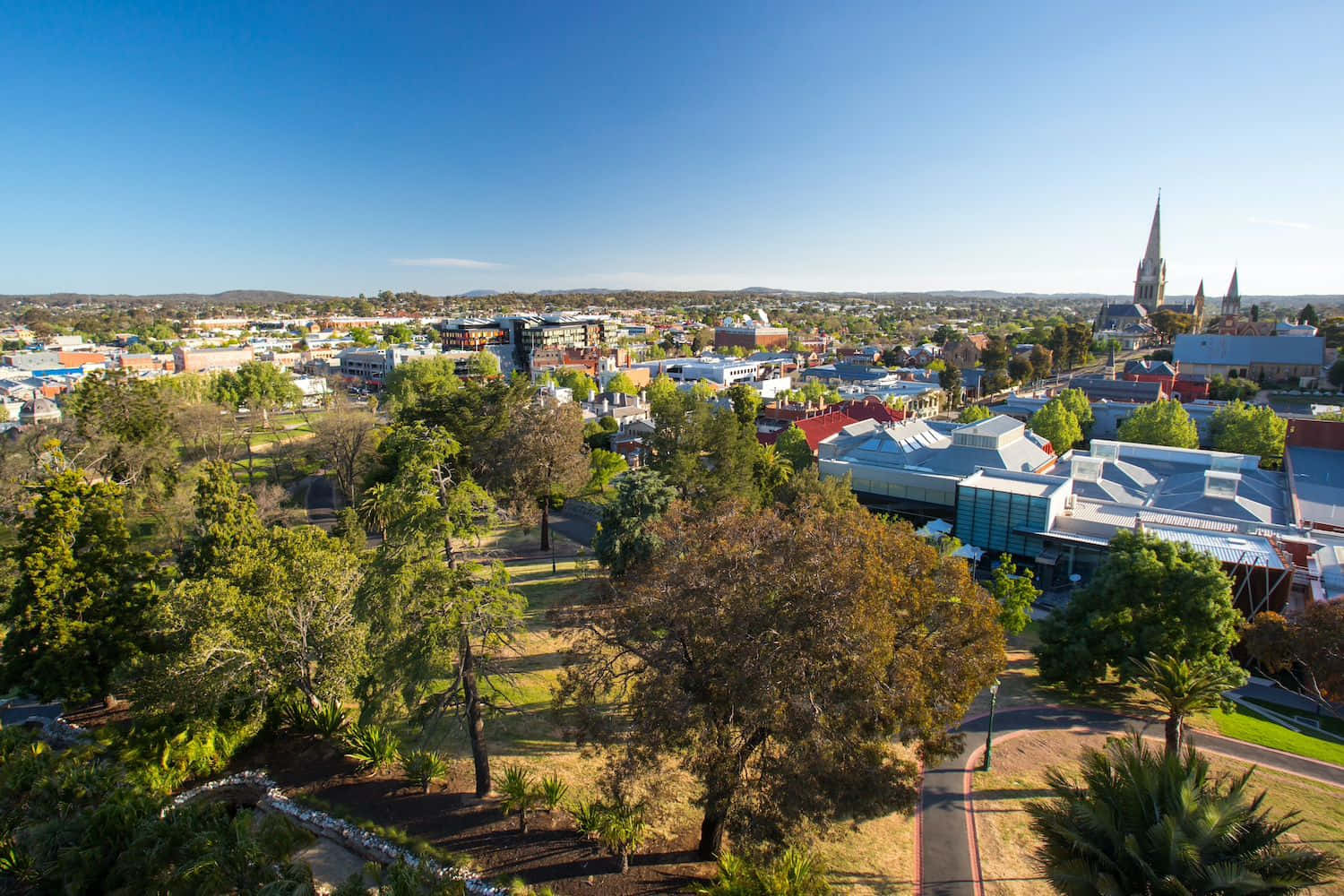 Scenic View Of The Beautiful City Of Bendigo Wallpaper