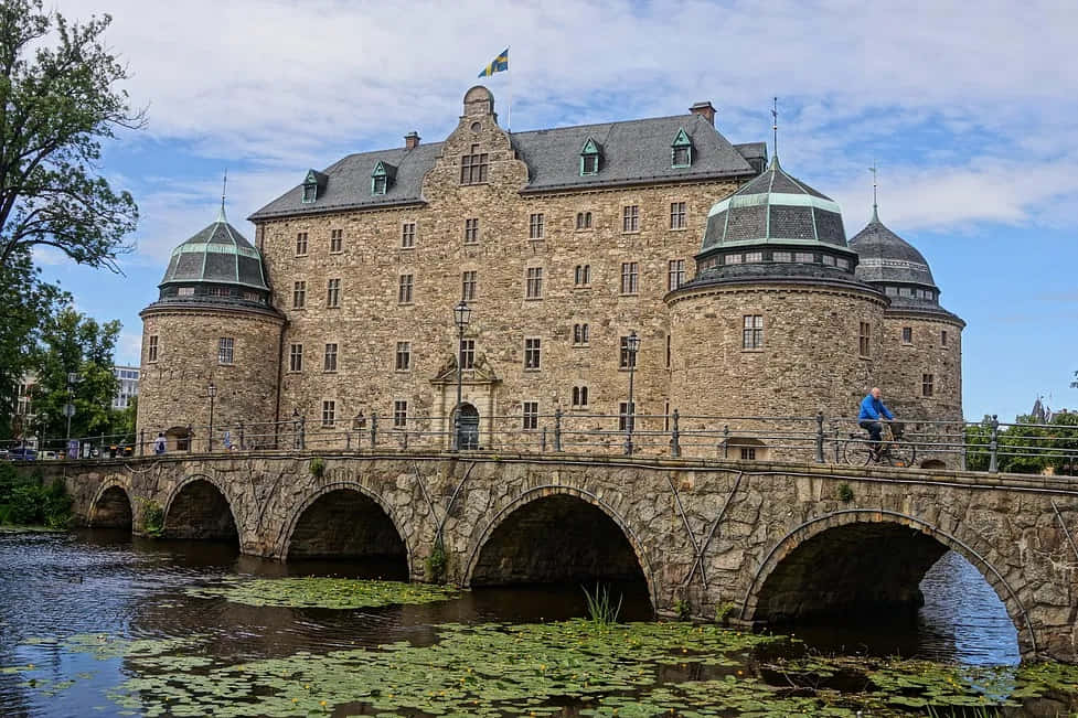 Scenic View Of The Beautiful Örebro Castle In The Heart Of Sweden Wallpaper