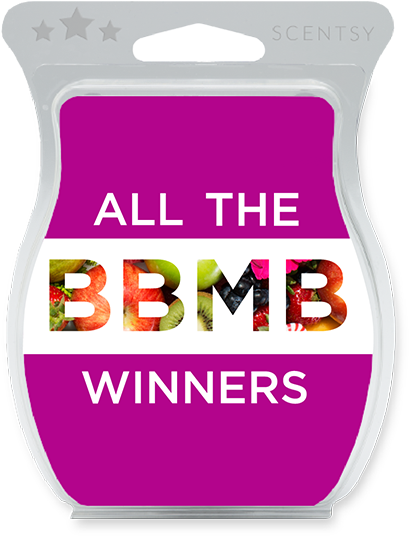 Scentsy All The B M B Winners Product Label PNG