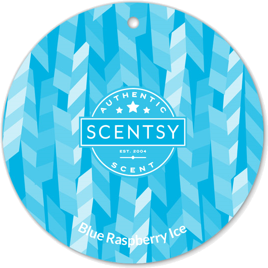Scentsy Blue Raspberry Ice Scent Circle PNG