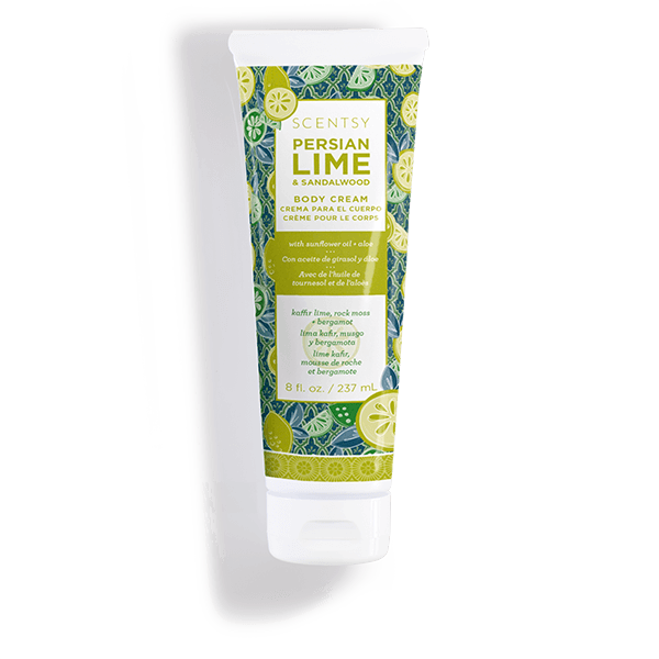Scentsy Persian Lime Sandalwood Body Cream PNG