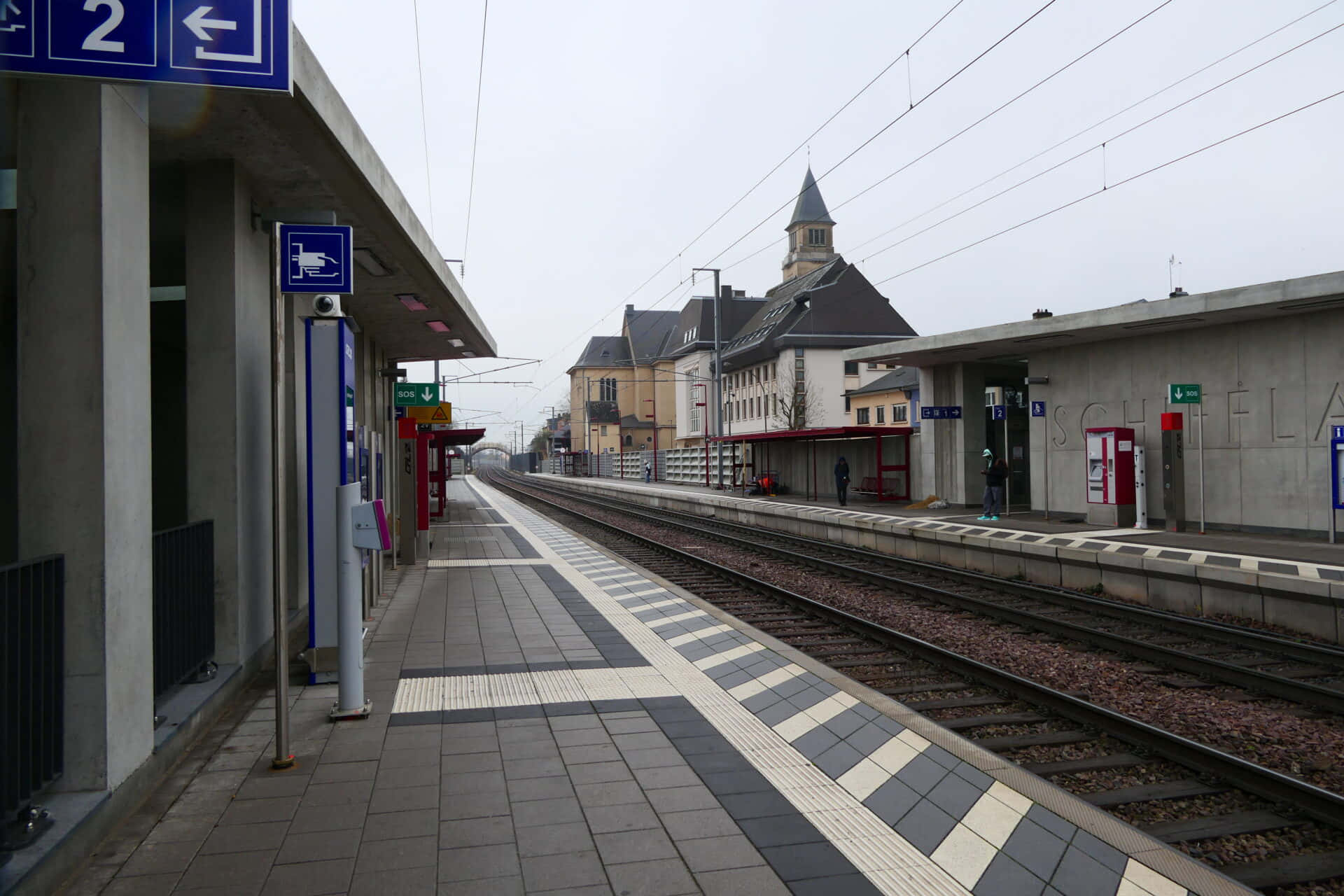 Schifflange Train Station Luxembourg Wallpaper