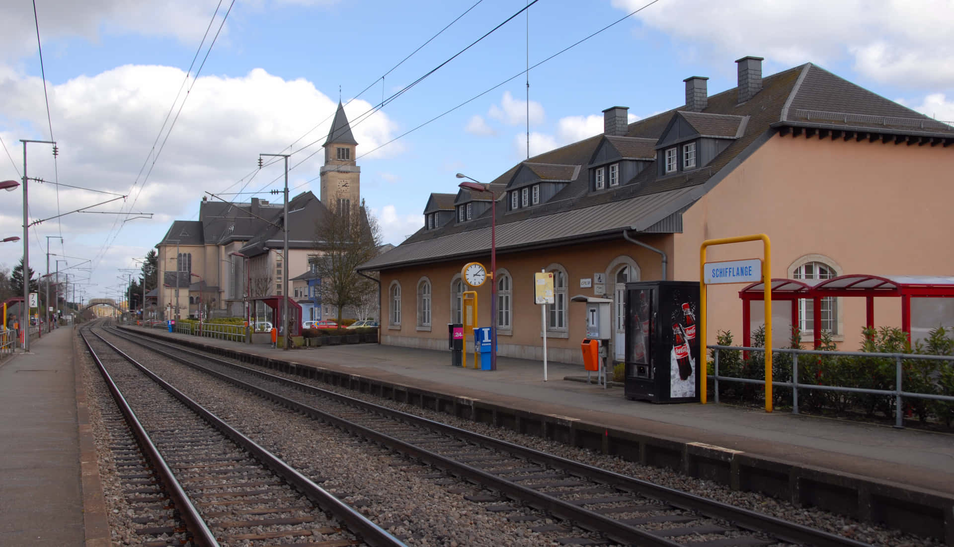 Schifflange Train Station Luxembourg Wallpaper