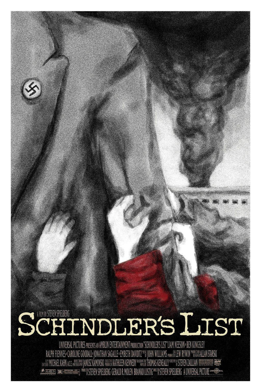 Schindler's List Digital Art Movie Poster Wallpaper