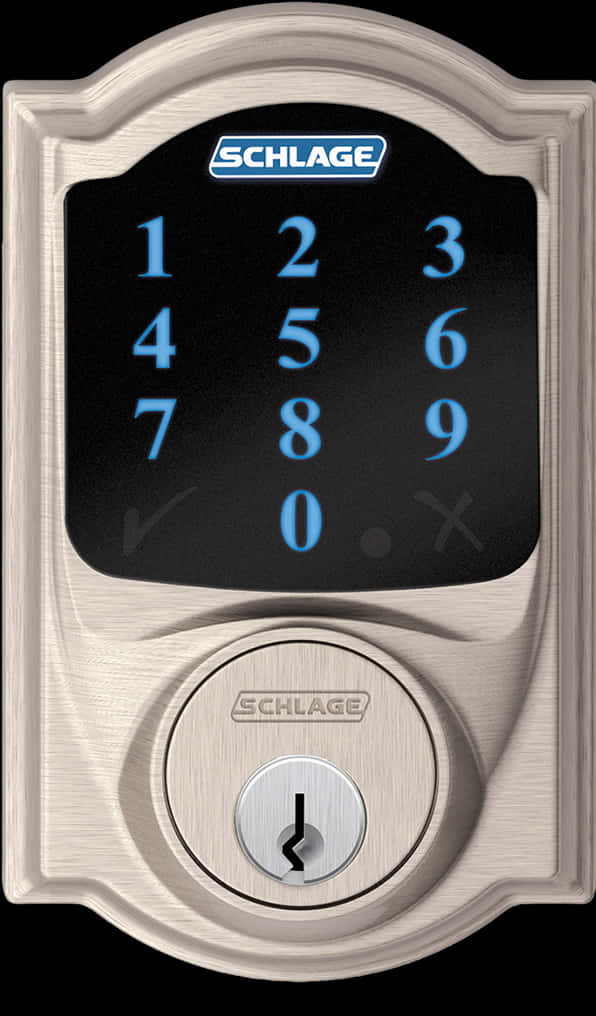 Schlage Electronic Keypad Lock PNG