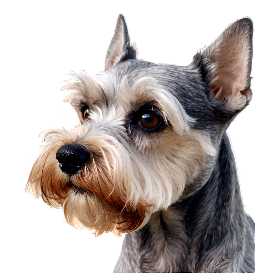 Schnauzer Face Closeup Png Pyc PNG