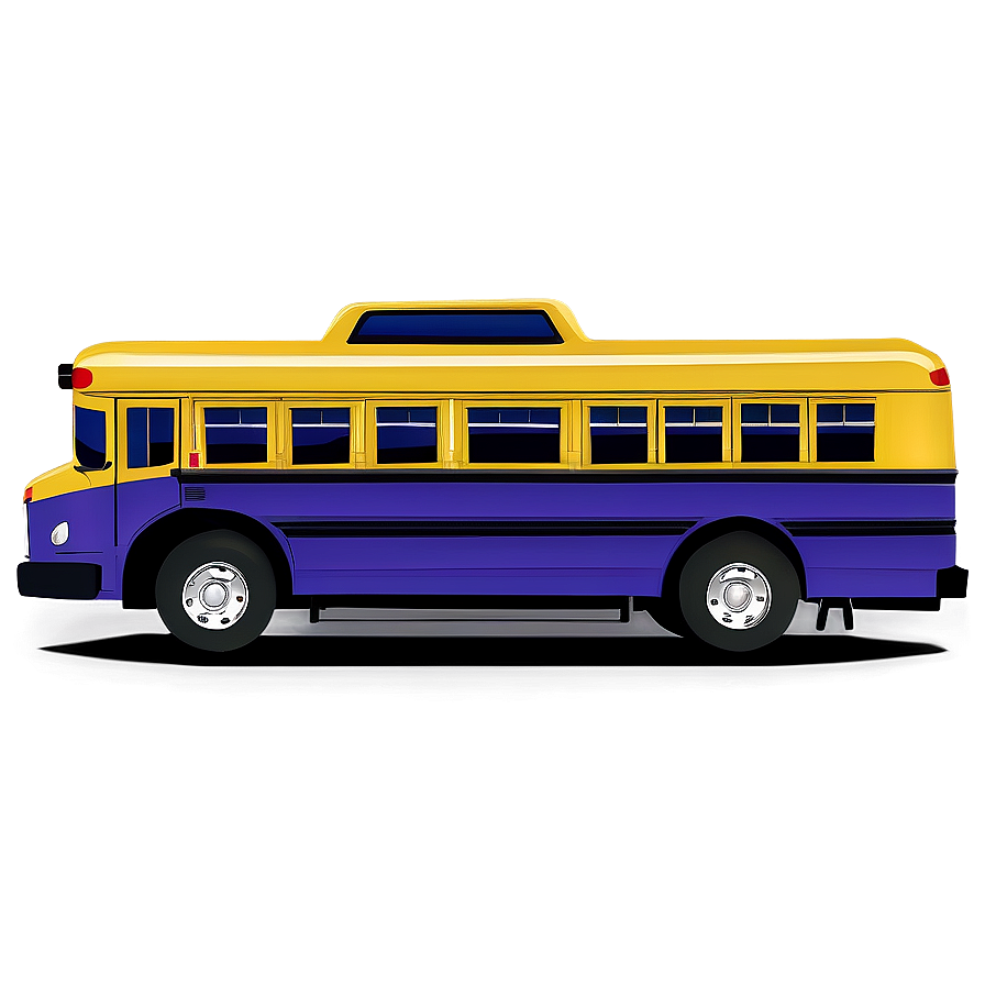 School Bus Car Vector Png 06202024 PNG