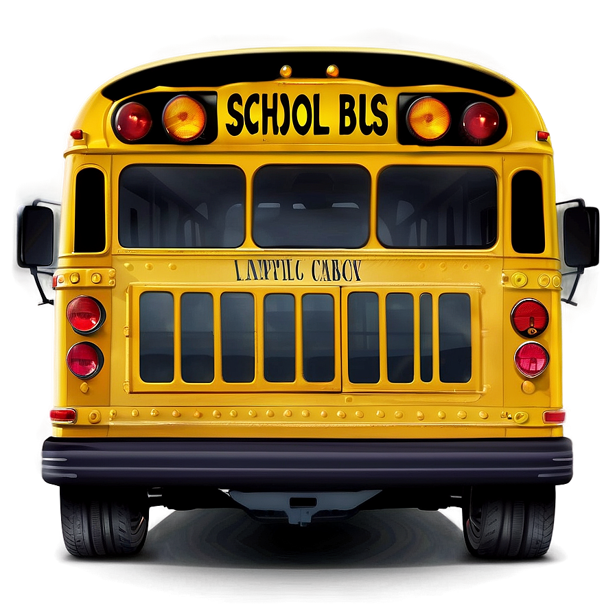 Download School Bus Car Vector Png Sau | Wallpapers.com