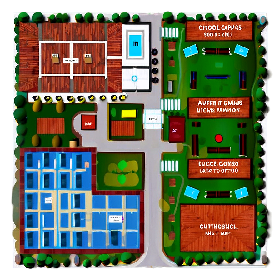 School Campus Map Png Fmc PNG