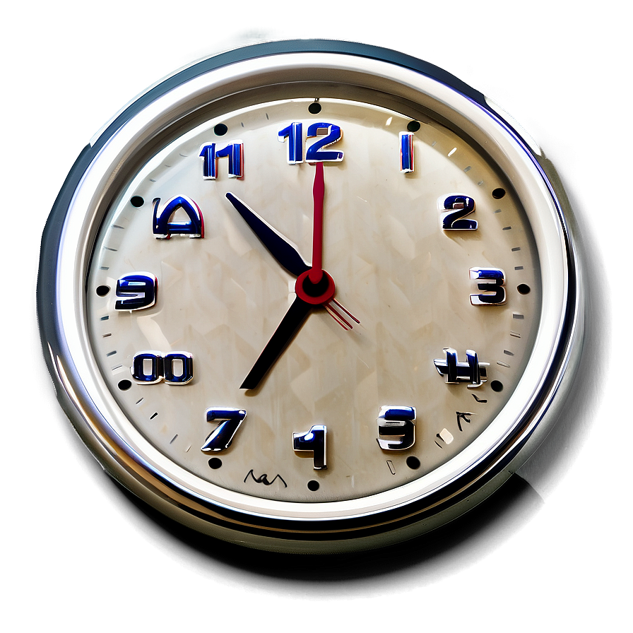 School Clock Clipart Png 06262024 PNG