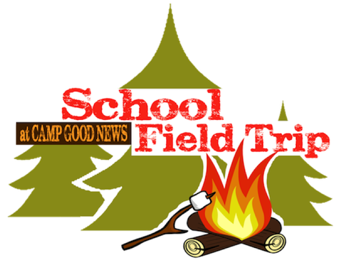 School Field Trip Camp Good News Logo PNG