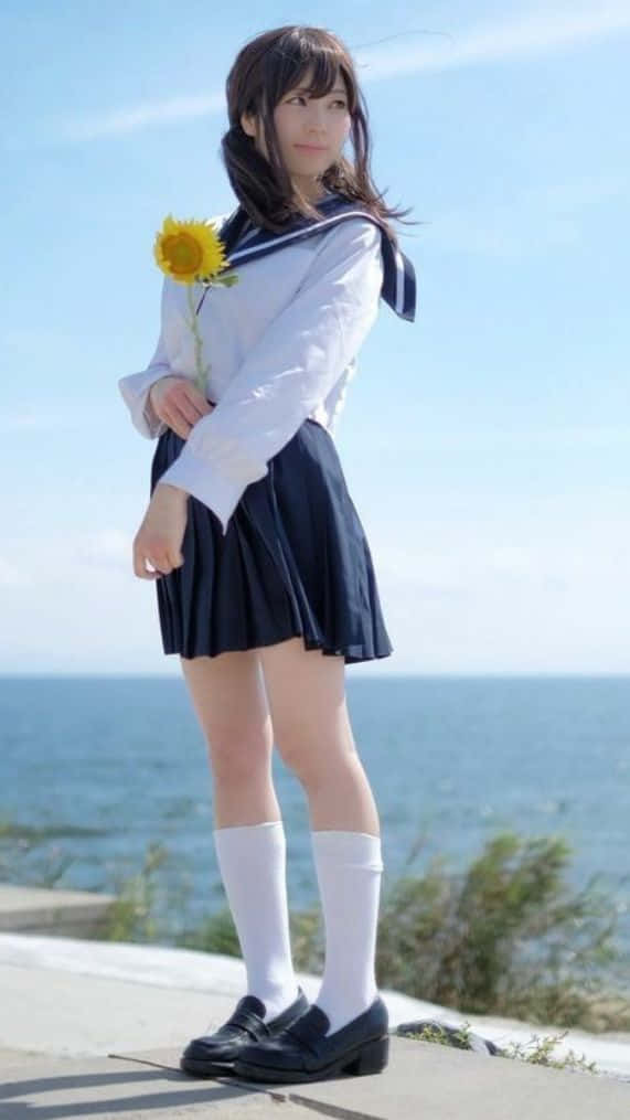 Anime Uniform School Girl Pictures