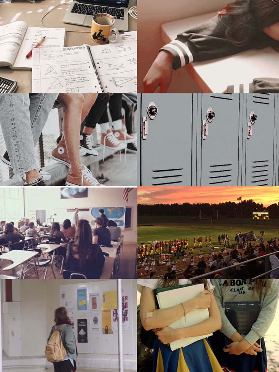 School Life Collage.jpg Wallpaper