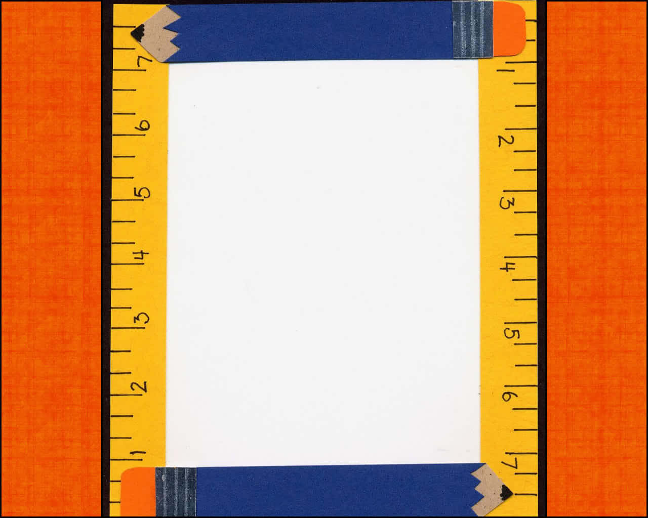 School Picture Background Ruler Border