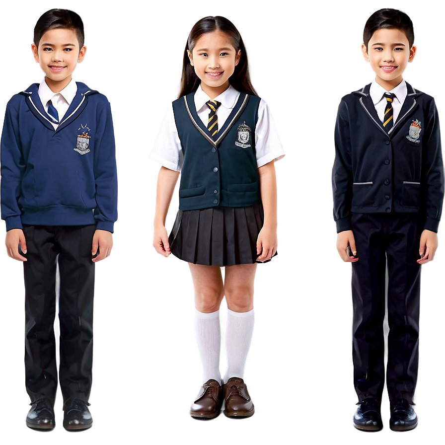 School Uniform Png 06252024 PNG