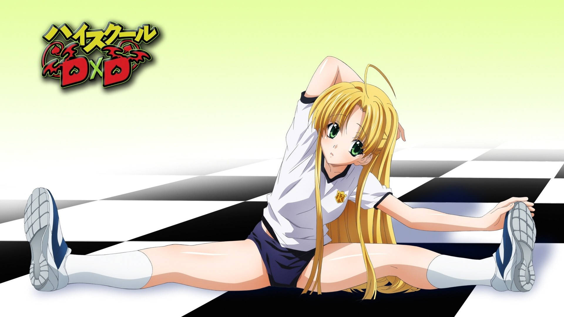 A student from Highschool Dxd ready for school Wallpaper
