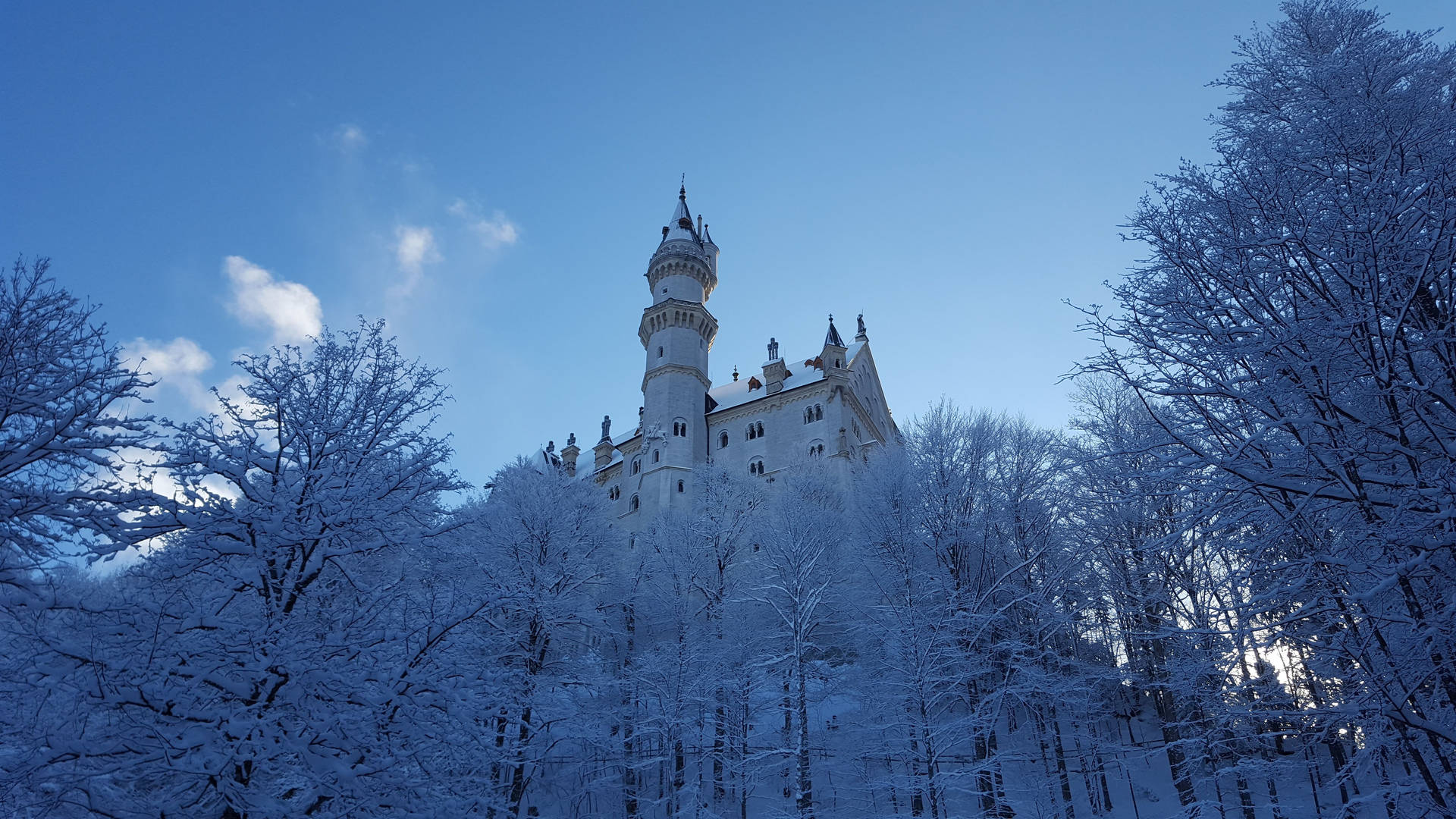 Schwangau Frozen Castle Wallpaper