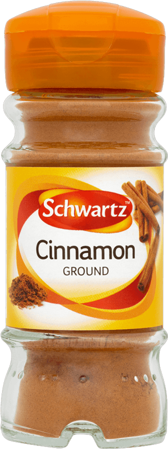 Schwartz Ground Cinnamon Spice Jar PNG