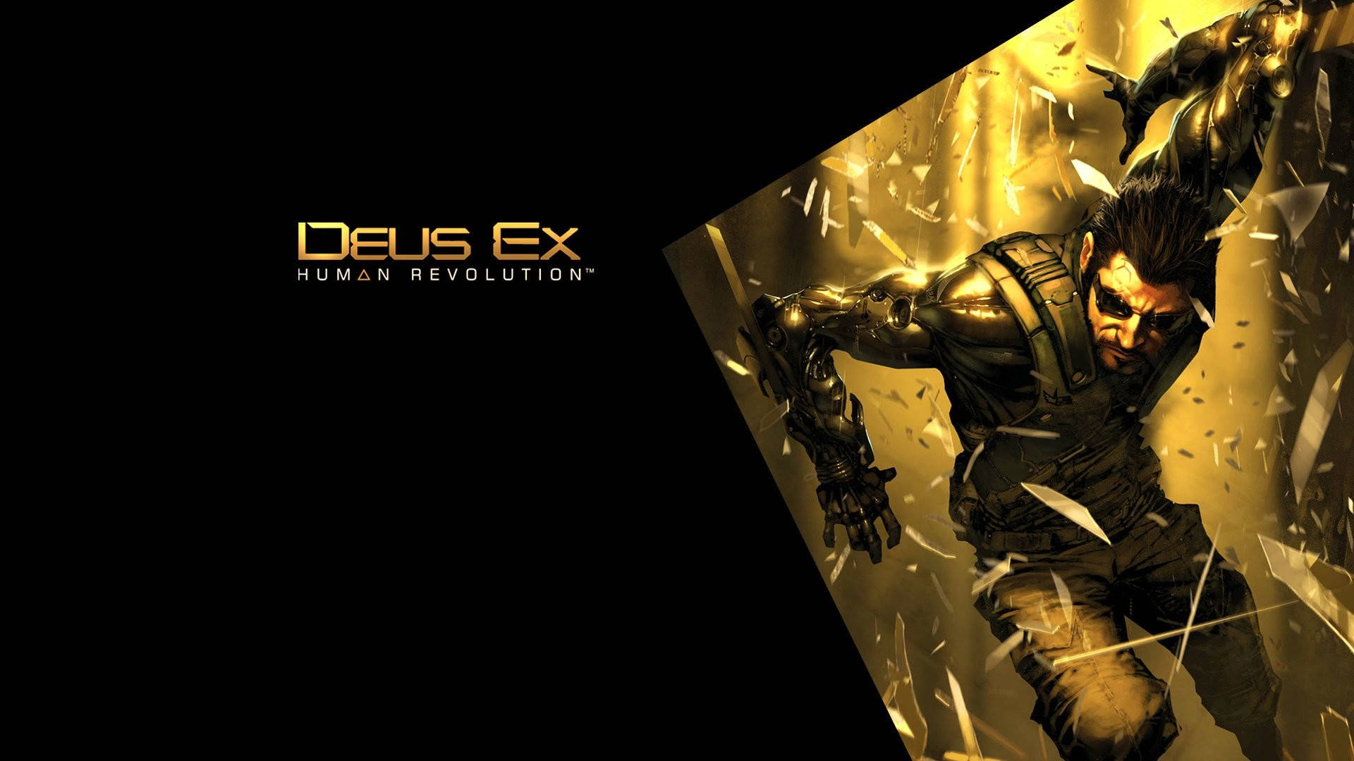 Sci-fi City Panorama In Deus Ex Game Wallpaper
