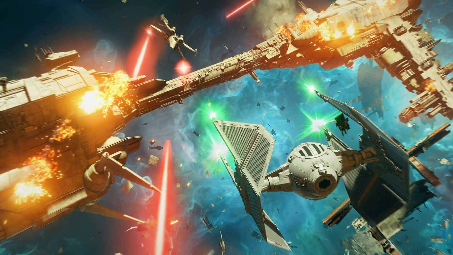 Futuristic Sci-Fi Game Battle Scene Wallpaper