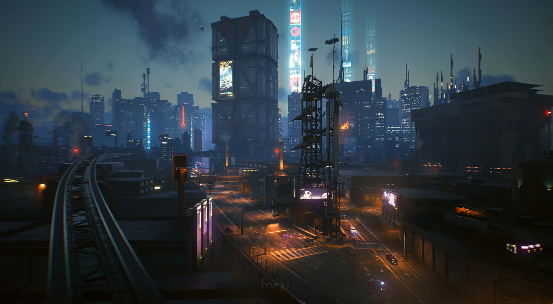Futuristic Sci-Fi Gaming Battle Scene Wallpaper