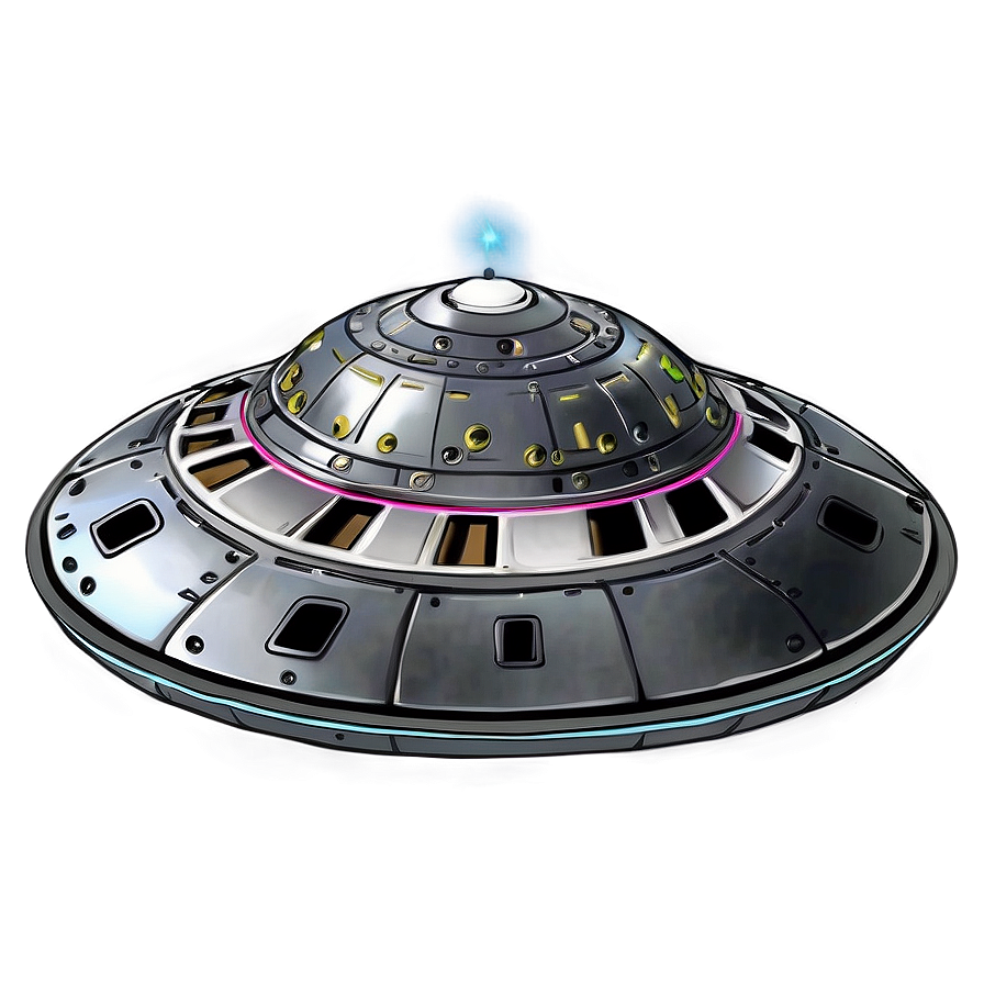 Sci-fi Movie Flying Saucer Png 1 PNG