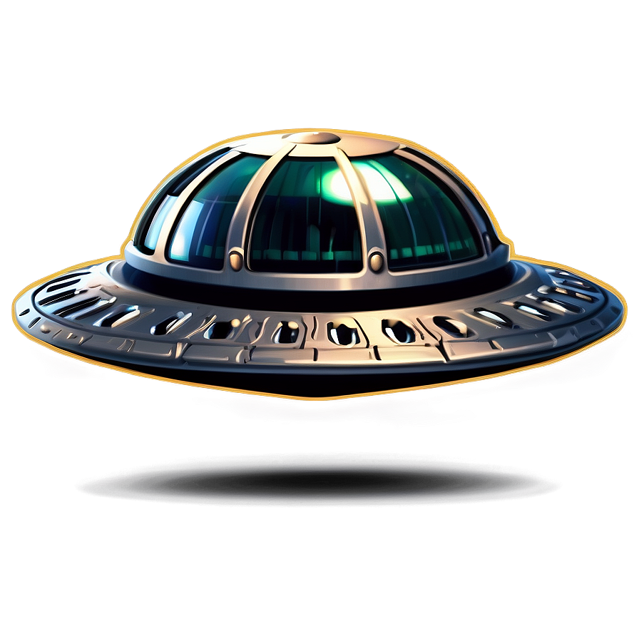 Sci-fi Movie Flying Saucer Png Pjw PNG