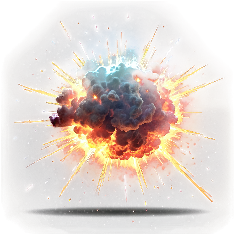 Sci-fi Space Explosion Png 04302024 PNG