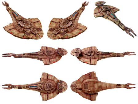 Sci Fi_ Spaceship_ Models_ Collection PNG