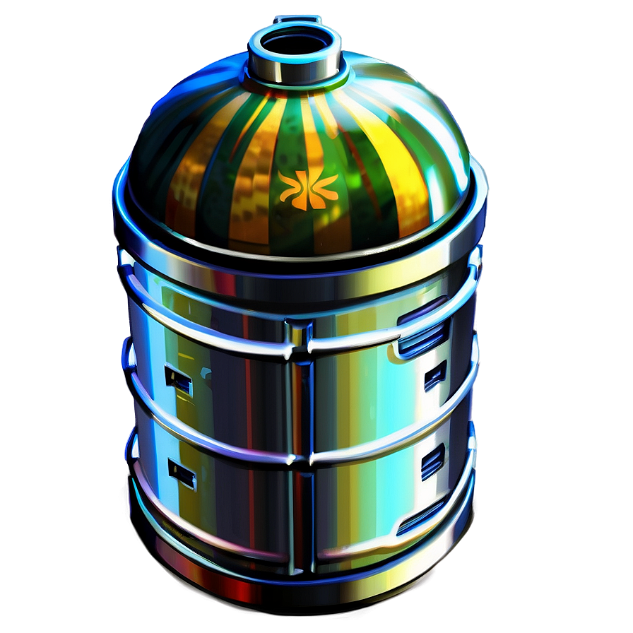 Sci-fi Toxic Container Png 06202024 PNG