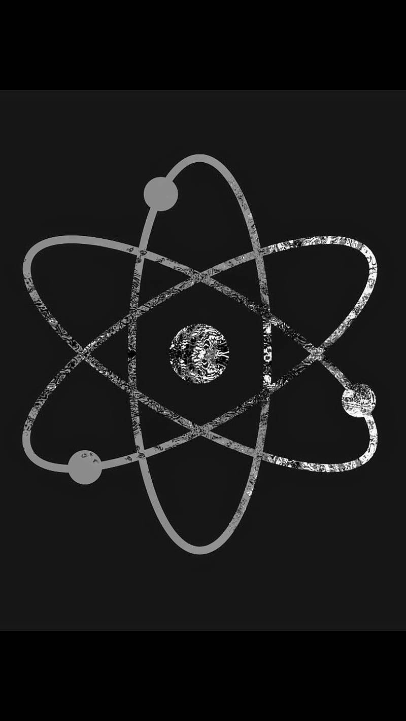 Vetenskapligskrivbordsbakgrund Atom. Wallpaper